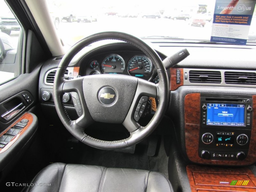 2008 Chevrolet Tahoe LTZ 4x4 Ebony Dashboard Photo #52834914