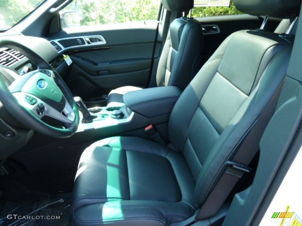 Charcoal Black Interior 2012 Ford Explorer Limited 4WD Photo #52835055