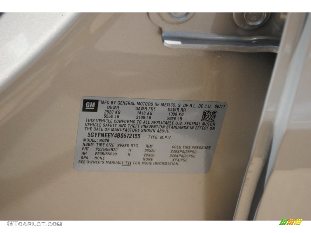 2011 SRX 4 V6 AWD - Mocha Steel Metallic / Shale/Brownstone photo #10