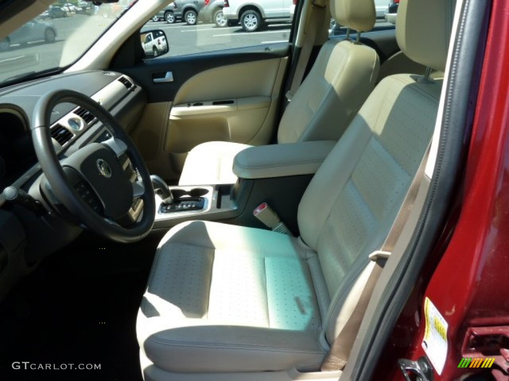 2008 Sable Premier Sedan - Merlot Metallic / Medium Light Stone photo #8