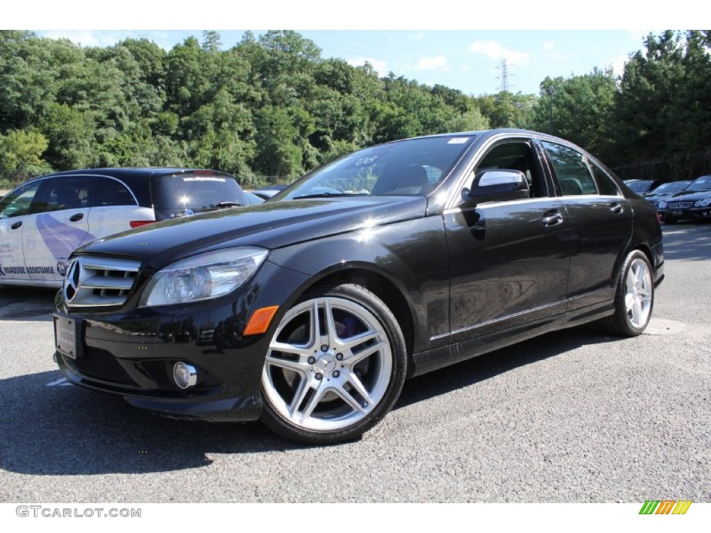 2008 C 350 Sport - Obsidian Black Metallic / Black photo #1