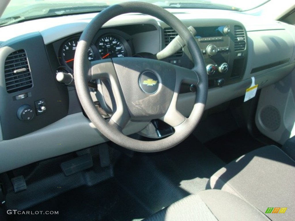 2011 Silverado 1500 Regular Cab - Taupe Gray Metallic / Dark Titanium photo #4