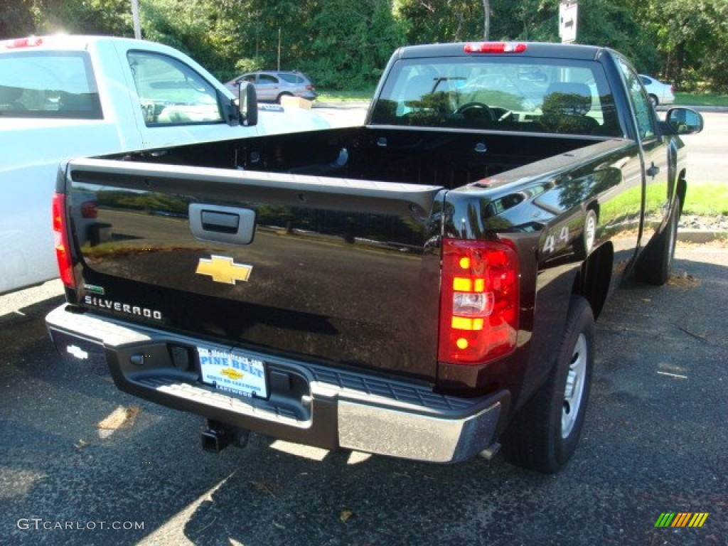 2011 Silverado 1500 Regular Cab 4x4 - Black / Dark Titanium photo #2