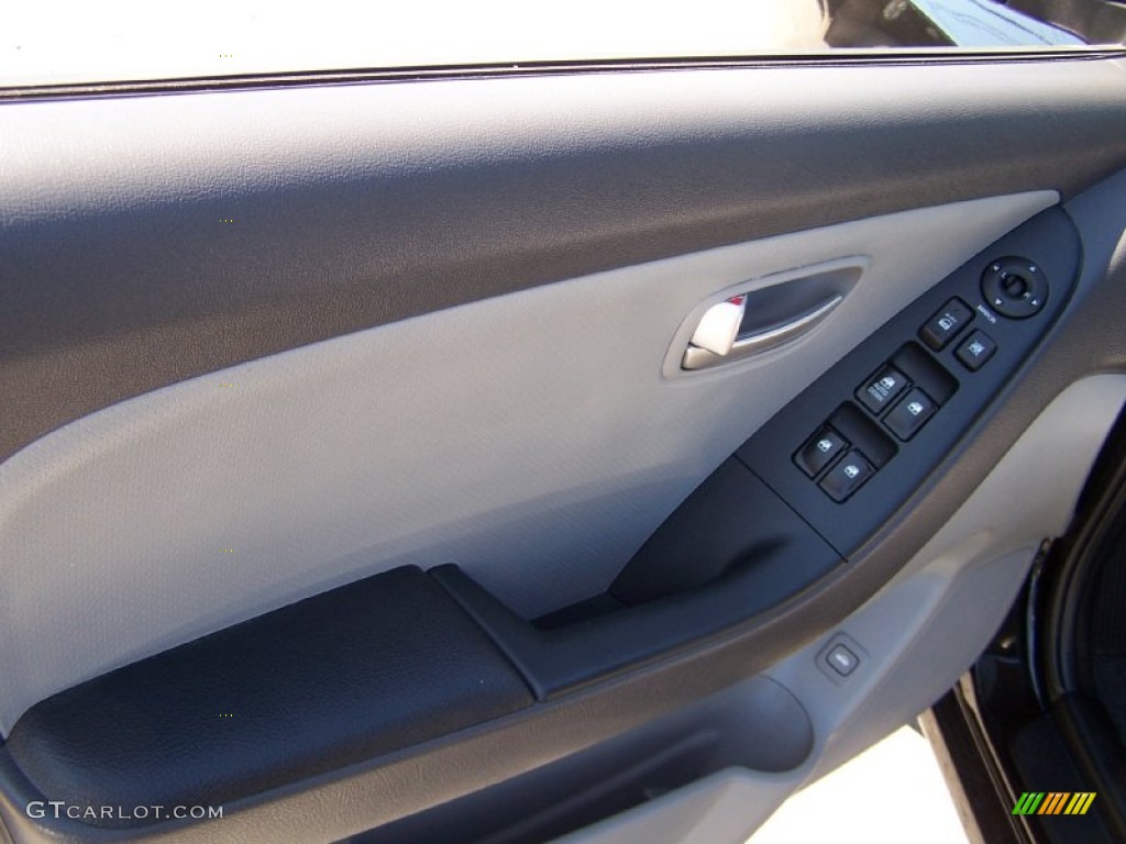 2009 Elantra SE Sedan - Black Pearl / Gray photo #4