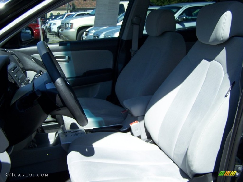 2009 Elantra SE Sedan - Black Pearl / Gray photo #5