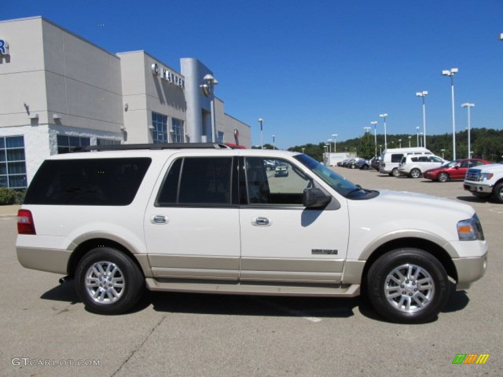 White Suede 2008 Ford Expedition EL Eddie Bauer 4x4 Exterior Photo #52837317