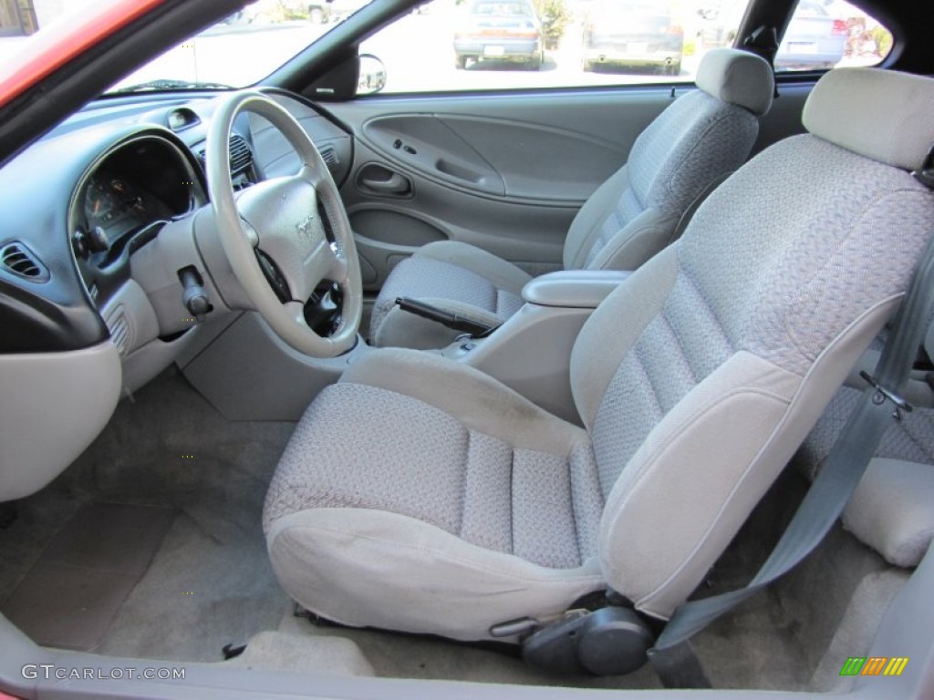 Medium Graphite Interior 1997 Ford Mustang GT Coupe Photo #52837530