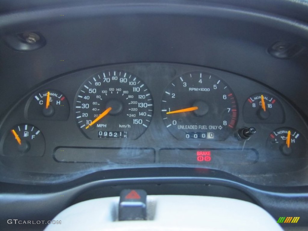 1997 Ford Mustang GT Coupe Gauges Photo #52837560