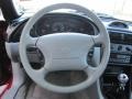 Medium Graphite 1997 Ford Mustang GT Coupe Steering Wheel