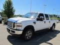 2010 Oxford White Ford F250 Super Duty XLT Crew Cab 4x4  photo #4