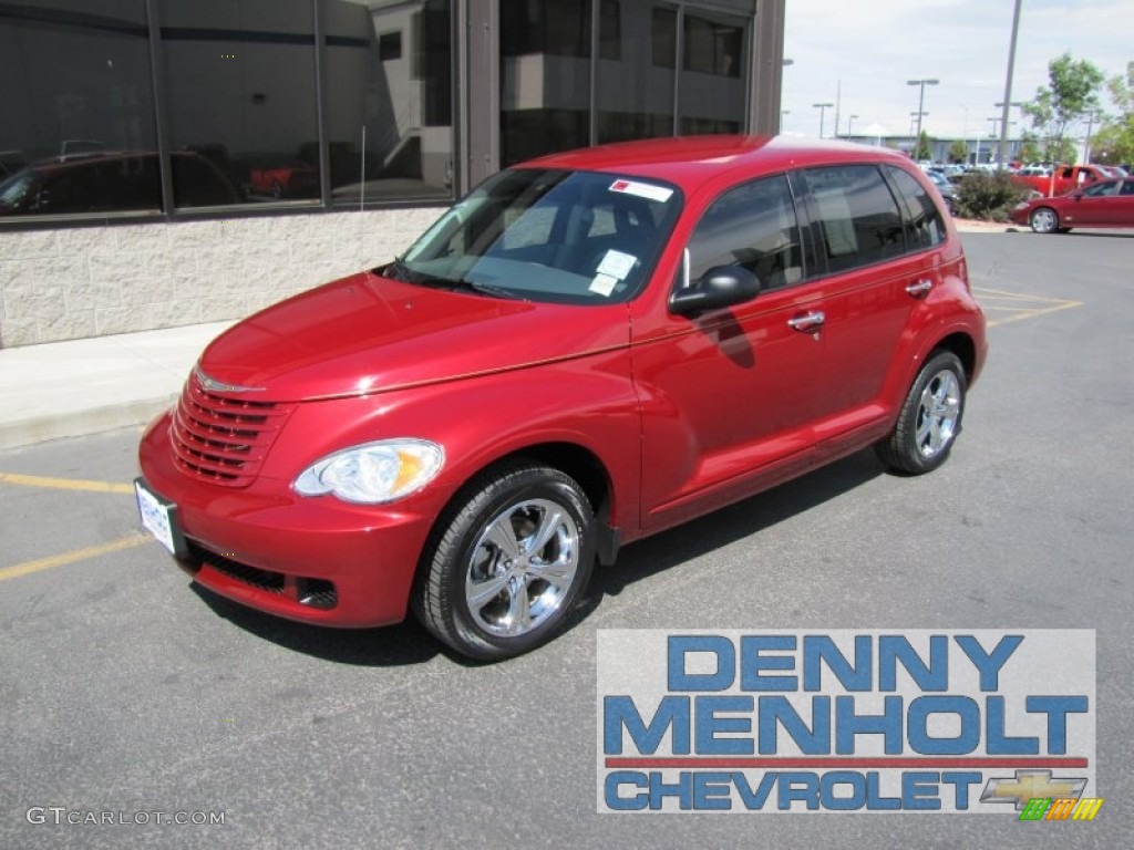 2009 PT Cruiser LX - Inferno Red Crystal Pearl / Pastel Pebble Beige photo #1