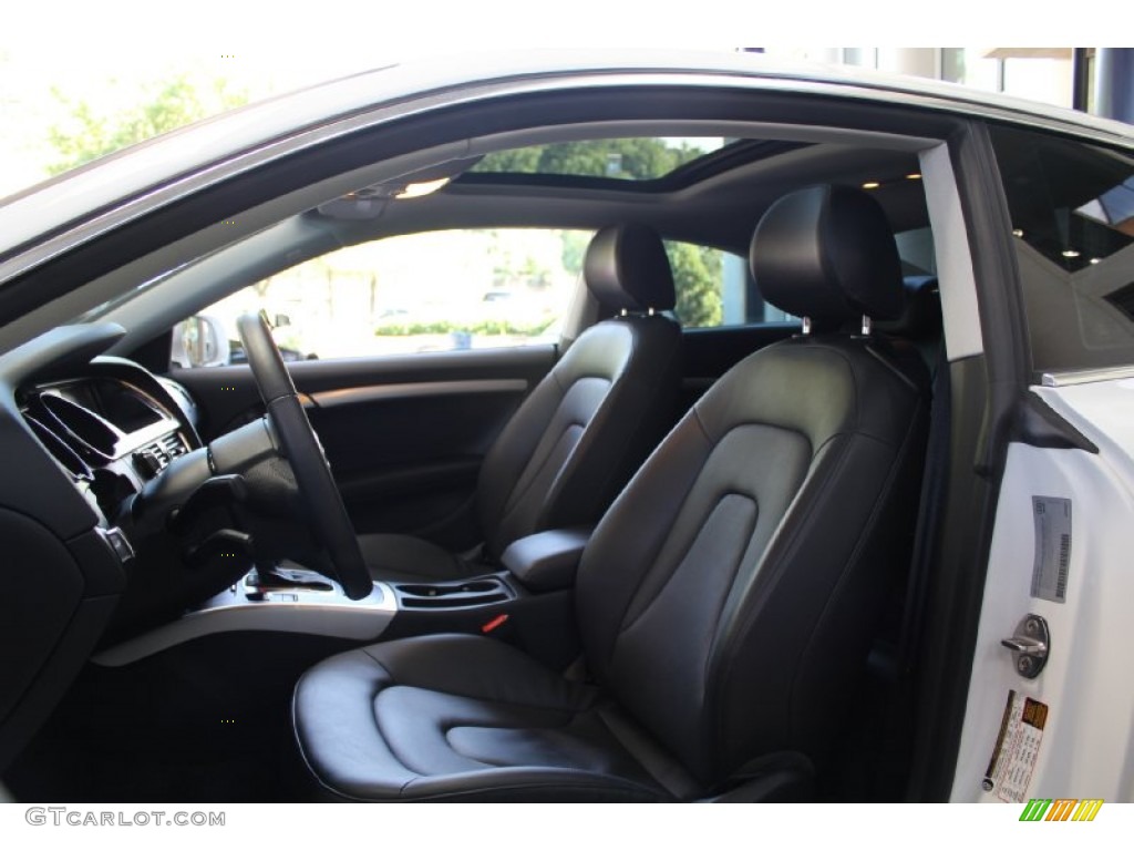 Black Interior 2010 Audi A5 2.0T quattro Coupe Photo #52838259