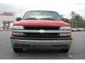 2002 Victory Red Chevrolet Silverado 1500 LT Extended Cab  photo #2