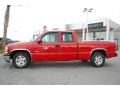 2002 Victory Red Chevrolet Silverado 1500 LT Extended Cab  photo #3