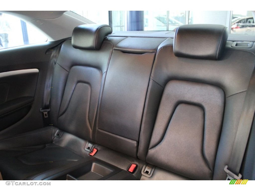 Black Interior 2010 Audi A5 2.0T quattro Coupe Photo #52838448
