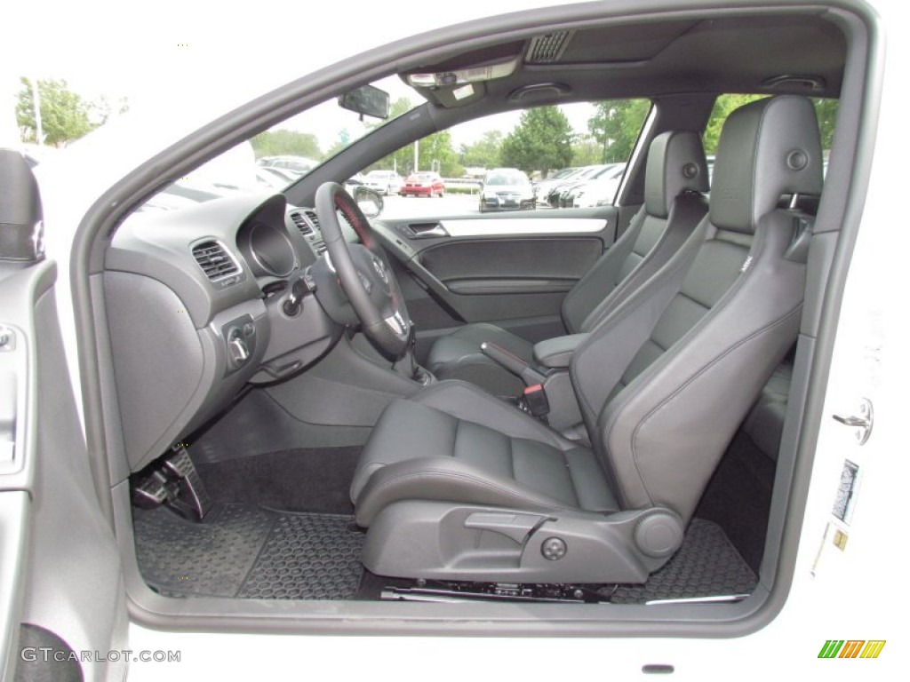 Titan Black Interior 2012 Volkswagen GTI 2 Door Autobahn Edition Photo #52839060