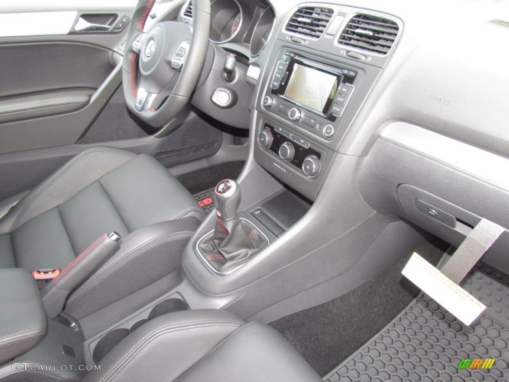 Titan Black Interior 2012 Volkswagen GTI 2 Door Autobahn Edition Photo #52839090