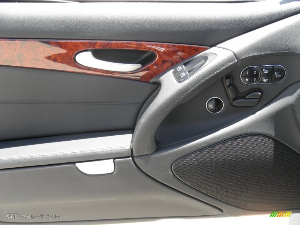 2011 Mercedes-Benz SL 63 AMG Roadster Black Door Panel Photo #52839258
