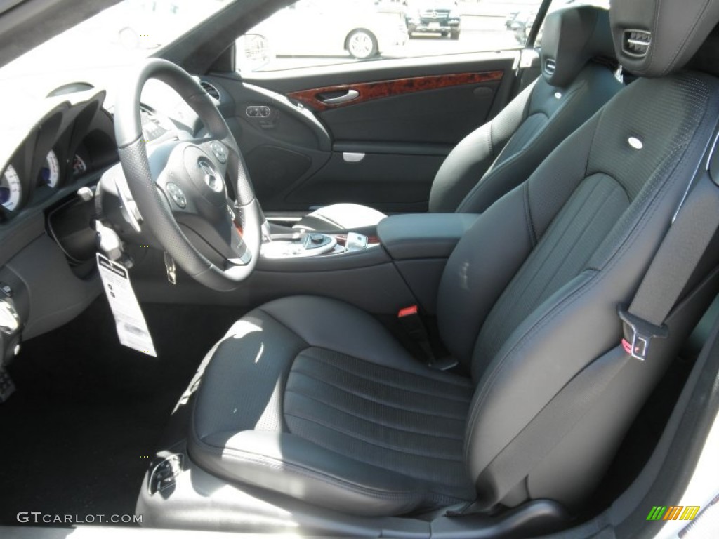 Black Interior 2011 Mercedes-Benz SL 63 AMG Roadster Photo #52839273