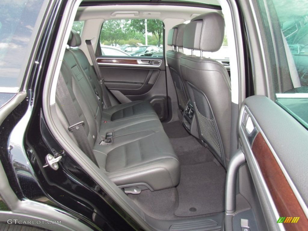 Black Anthracite Interior 2012 Volkswagen Touareg VR6 FSI Executive 4XMotion Photo #52839444