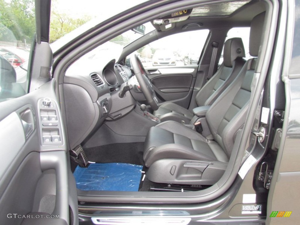 Titan Black Interior 2012 Volkswagen GTI 4 Door Autobahn Edition Photo #52839513