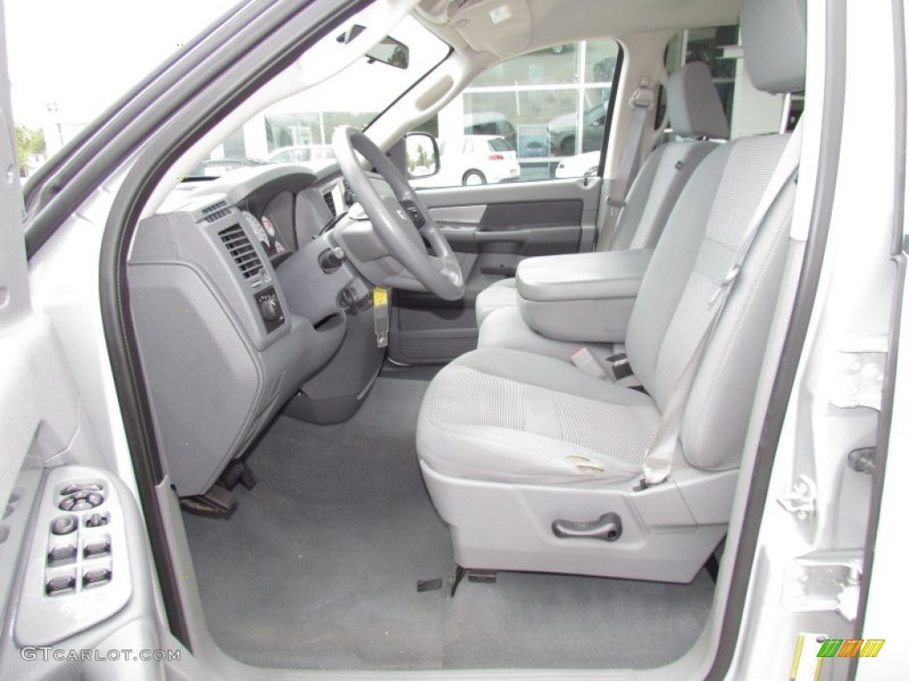 Medium Slate Gray Interior 2007 Dodge Ram 1500 SLT Quad Cab Photo #52840767