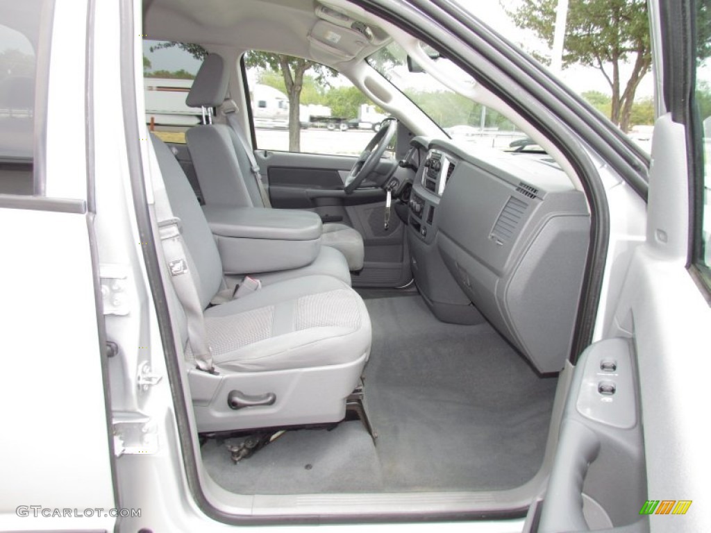 Medium Slate Gray Interior 2007 Dodge Ram 1500 SLT Quad Cab Photo #52840779