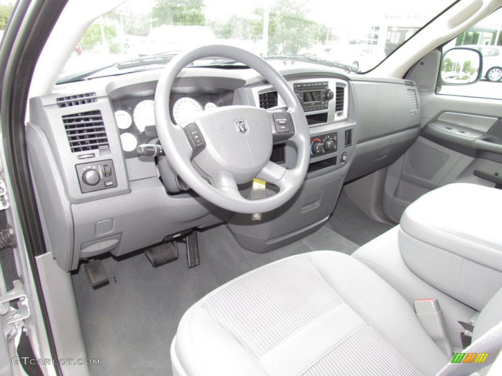Medium Slate Gray Interior 2007 Dodge Ram 1500 SLT Quad Cab Photo #52840839