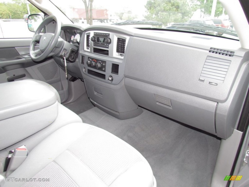2007 Dodge Ram 1500 SLT Quad Cab Medium Slate Gray Dashboard Photo #52840866