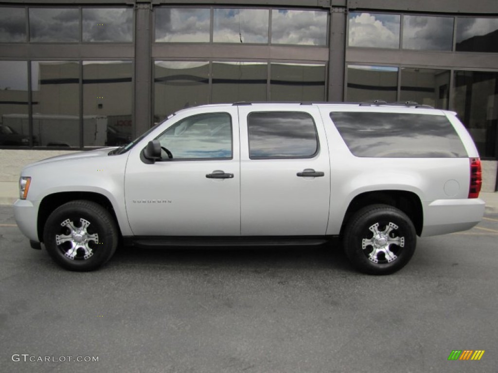 Sheer Silver Metallic 2010 Chevrolet Suburban LS 4x4 Exterior Photo #52840950