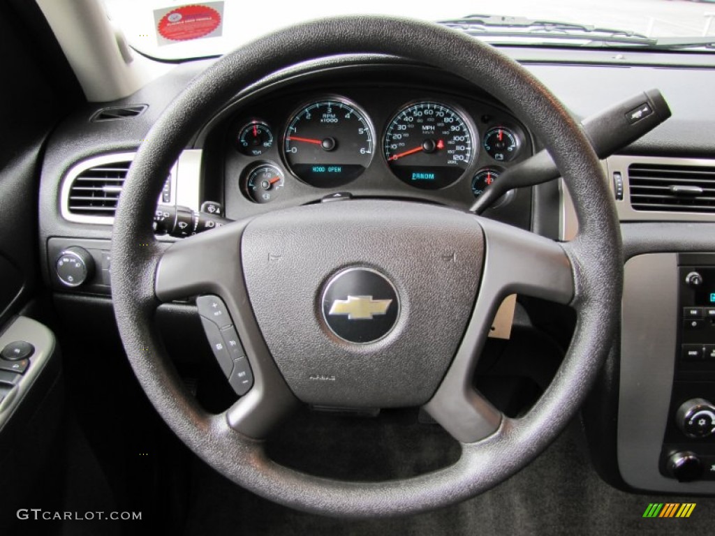 2010 Chevrolet Suburban LS 4x4 Ebony Steering Wheel Photo #52841001