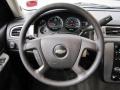 2010 Chevrolet Suburban Ebony Interior Steering Wheel Photo