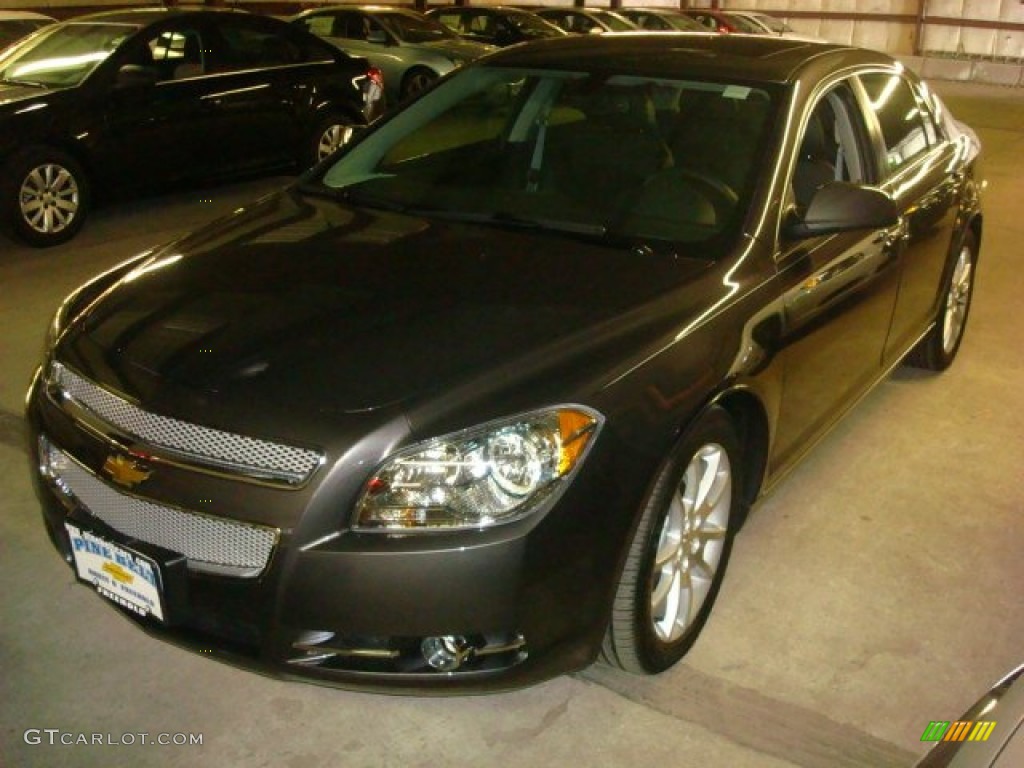 2011 Malibu LTZ - Black Granite Metallic / Ebony photo #1