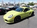 2012 Peridot Metallic Porsche Cayman R  photo #2