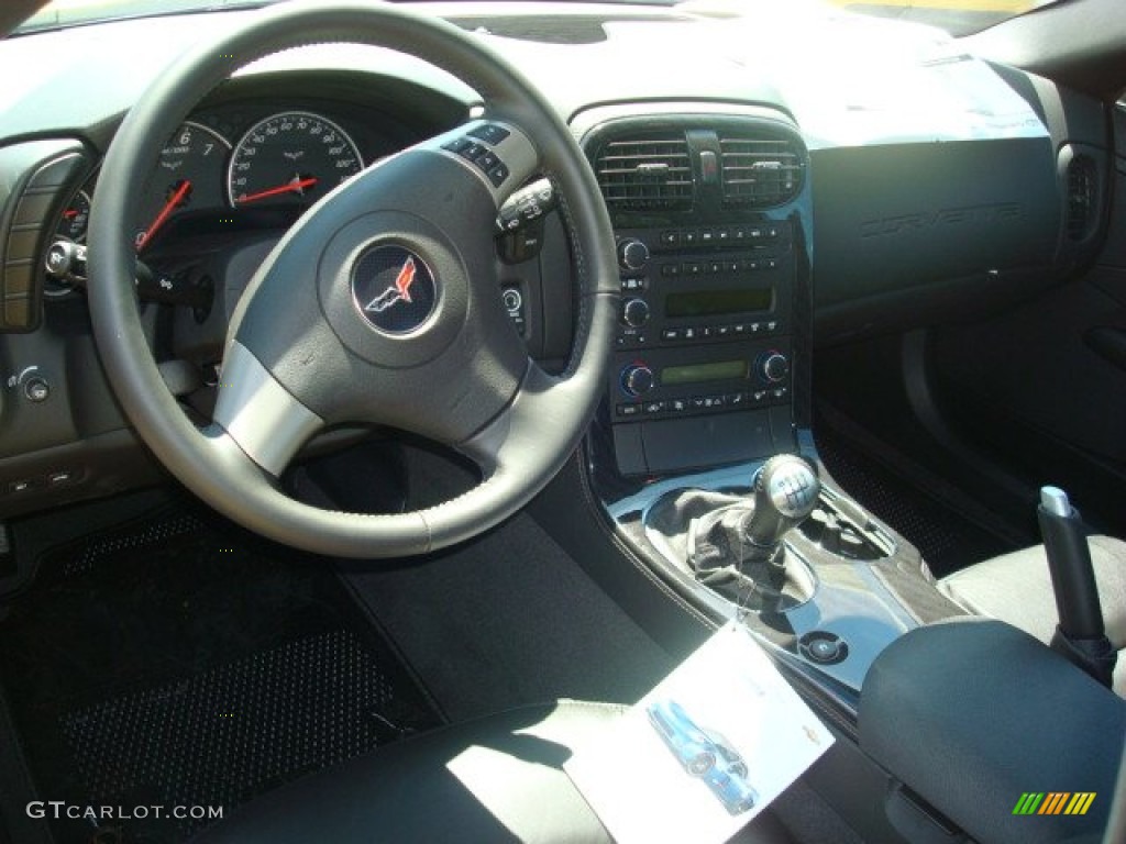 2011 Chevrolet Corvette Coupe Ebony Black Dashboard Photo #52841454