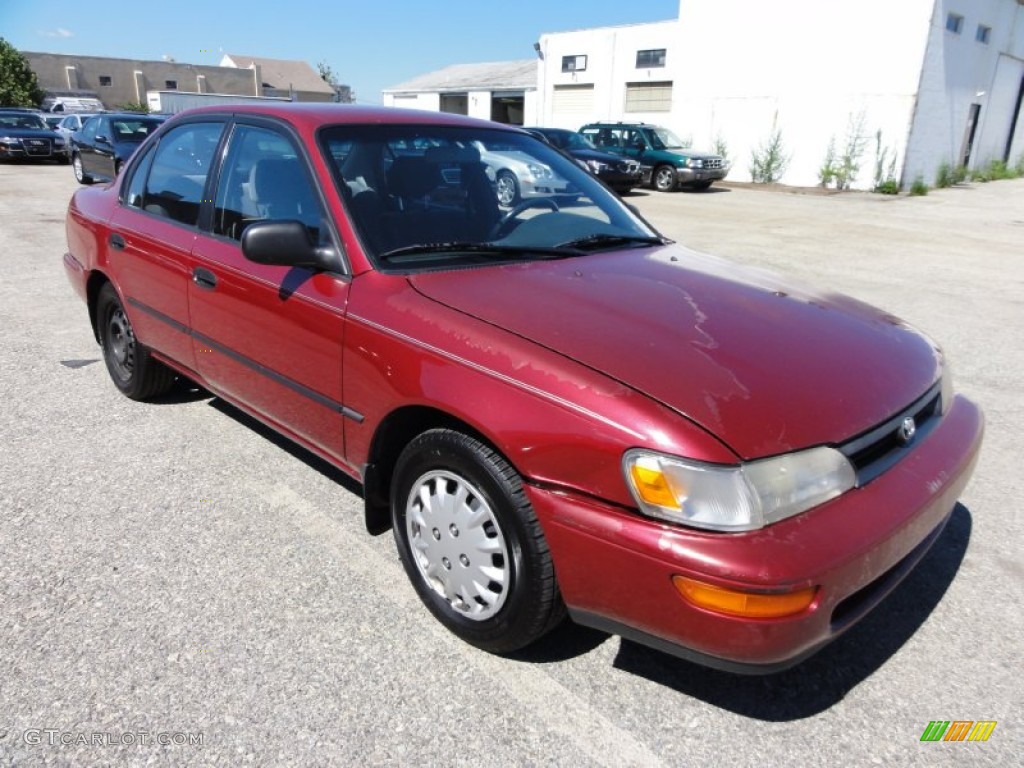1994 Corolla DX - Red Pearl Metallic / Gray photo #4