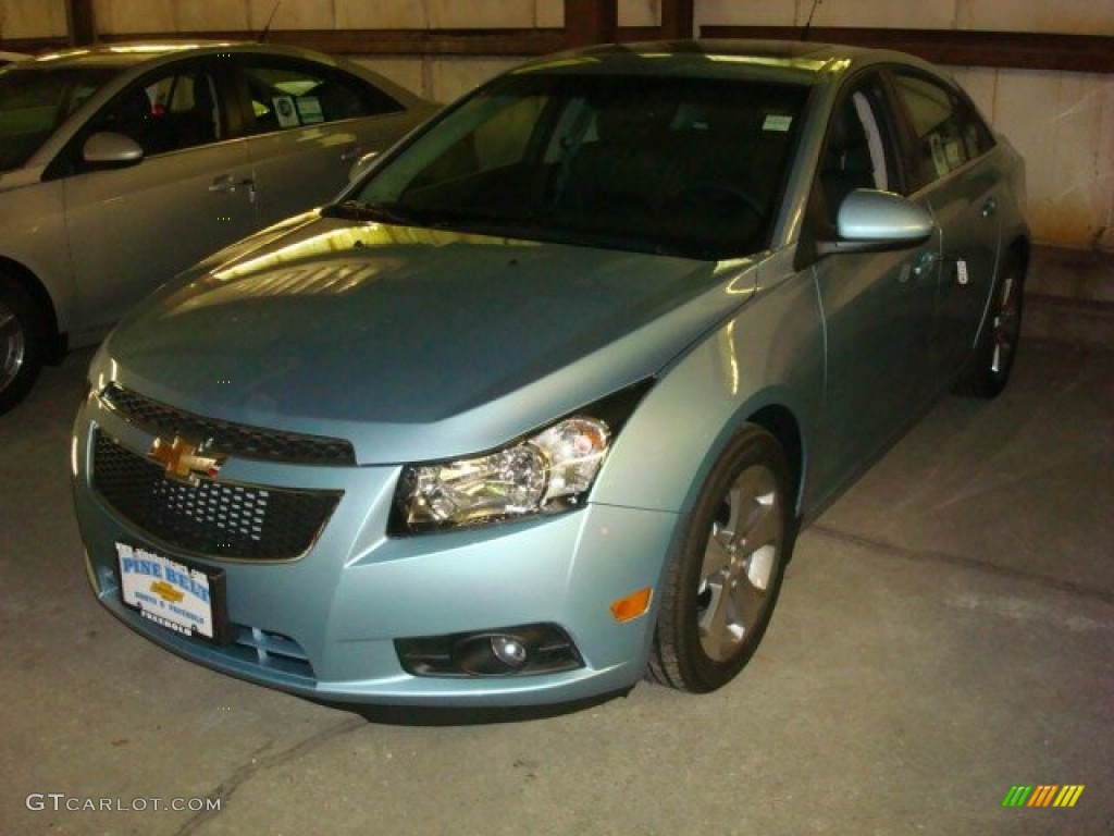 2011 Cruze LT - Ice Blue Metallic / Jet Black Leather photo #1