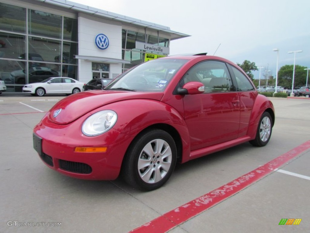2010 New Beetle 2.5 Coupe - Salsa Red / Cream photo #1