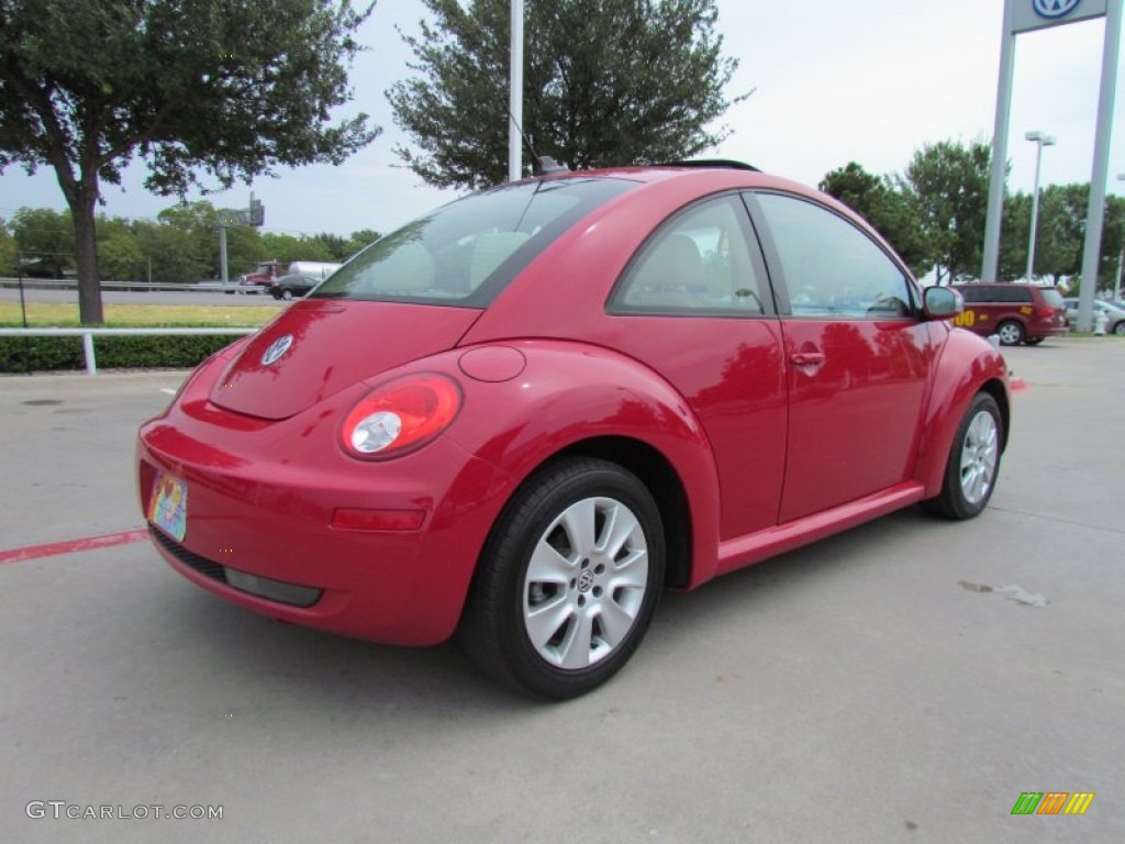 2010 New Beetle 2.5 Coupe - Salsa Red / Cream photo #5