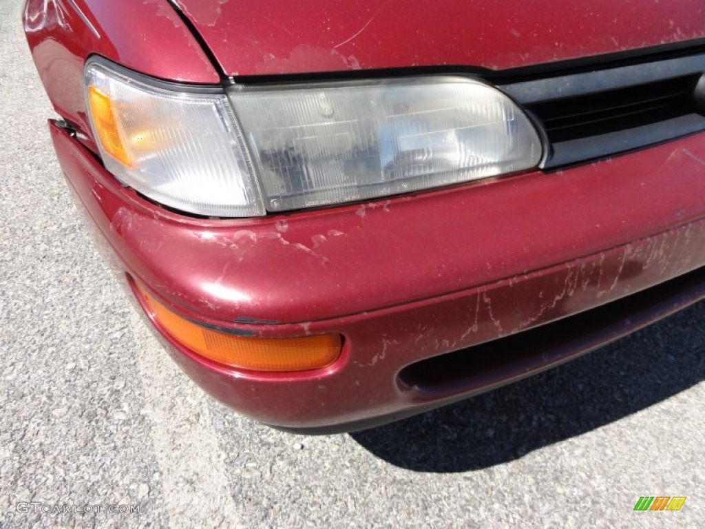 1994 Corolla DX - Red Pearl Metallic / Gray photo #34