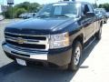 2010 Black Chevrolet Silverado 1500 LS Extended Cab 4x4  photo #1