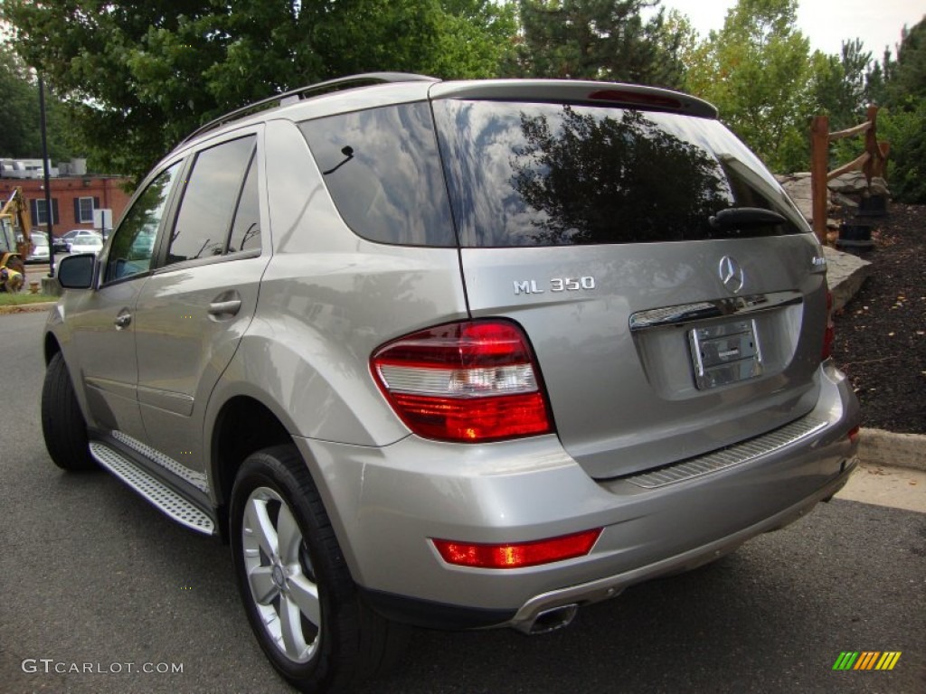 2009 ML 350 4Matic - Pewter Metallic / Cashmere photo #4