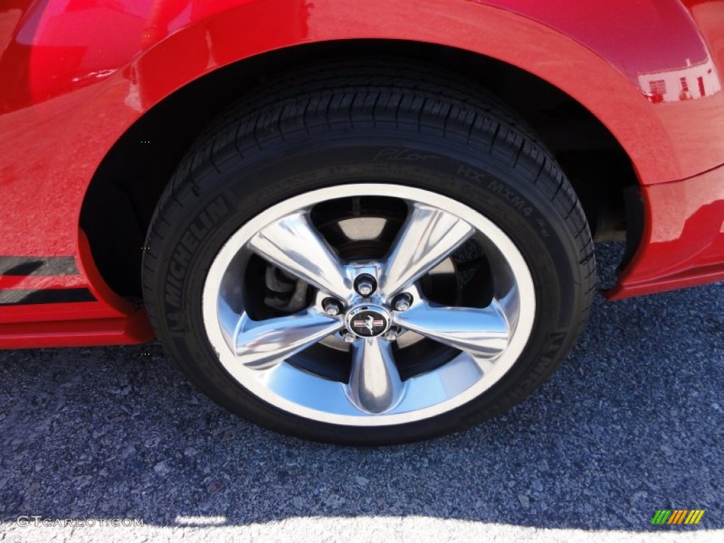 2008 Mustang GT Premium Convertible - Torch Red / Dark Charcoal photo #35