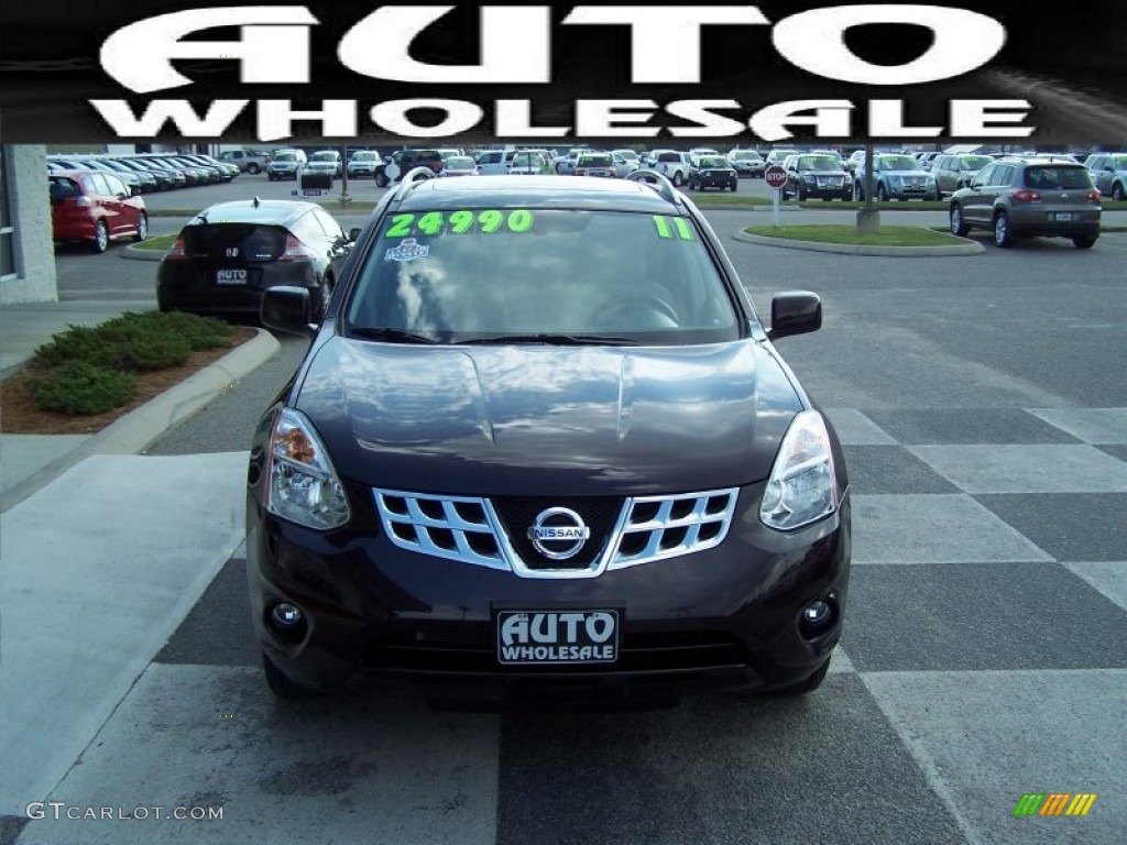 2011 Rogue SL - Black Amethyst / Gray photo #2