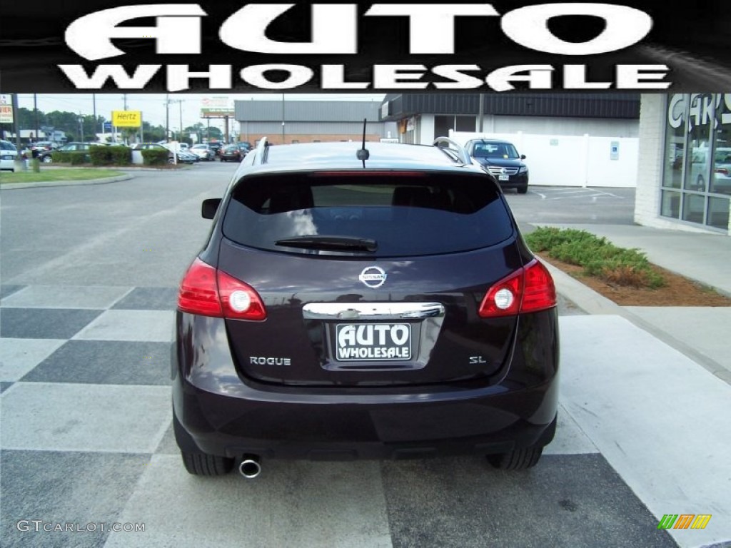 2011 Rogue SL - Black Amethyst / Gray photo #3