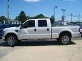 2010 White Platinum Tri-Coat Ford F250 Super Duty XLT Crew Cab 4x4  photo #9