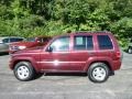 2003 Dark Garnet Red Pearl Jeep Liberty Limited 4x4  photo #2