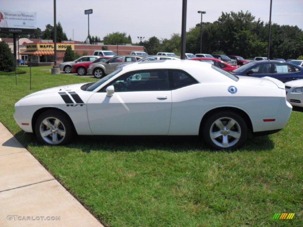 2011 Challenger R/T Plus - Bright White / Dark Slate Gray photo #2