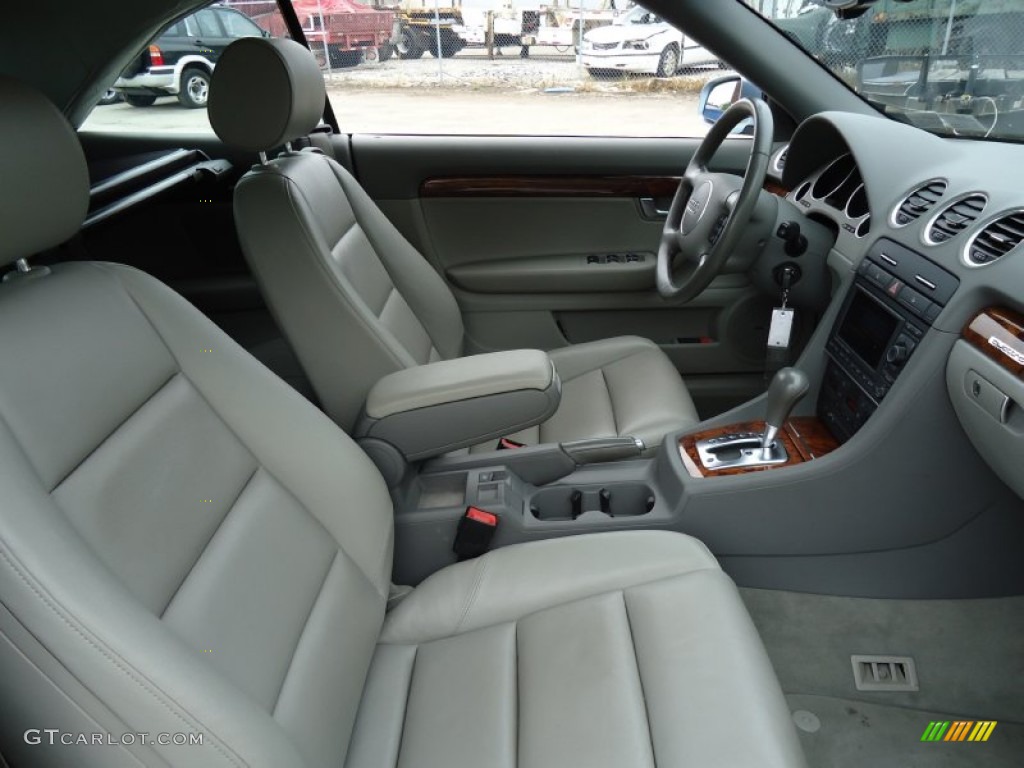 Platinum Interior 2006 Audi A4 3.0 quattro Cabriolet Photo #52846476