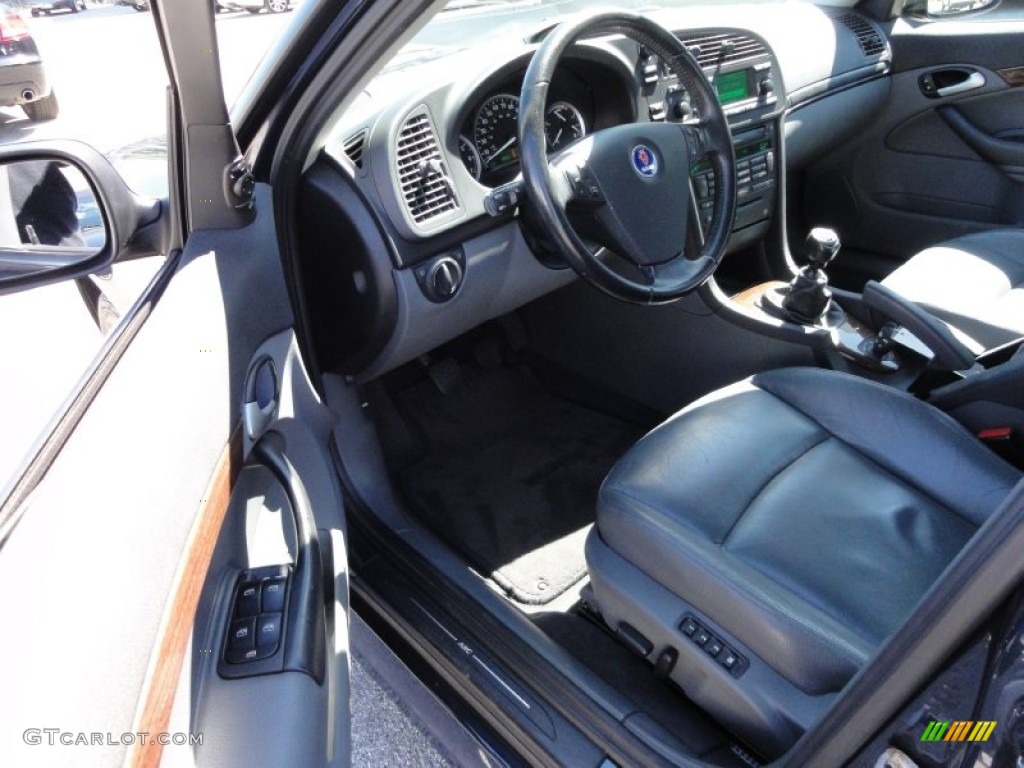 Slate Gray Interior 2004 Saab 9-3 Arc Sedan Photo #52847037